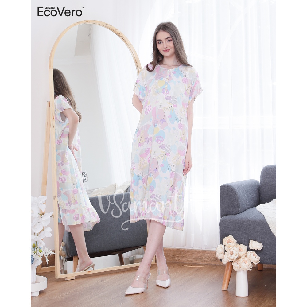 vSamantha -  Daster / Dress Premium Ecovero Motif Geneva