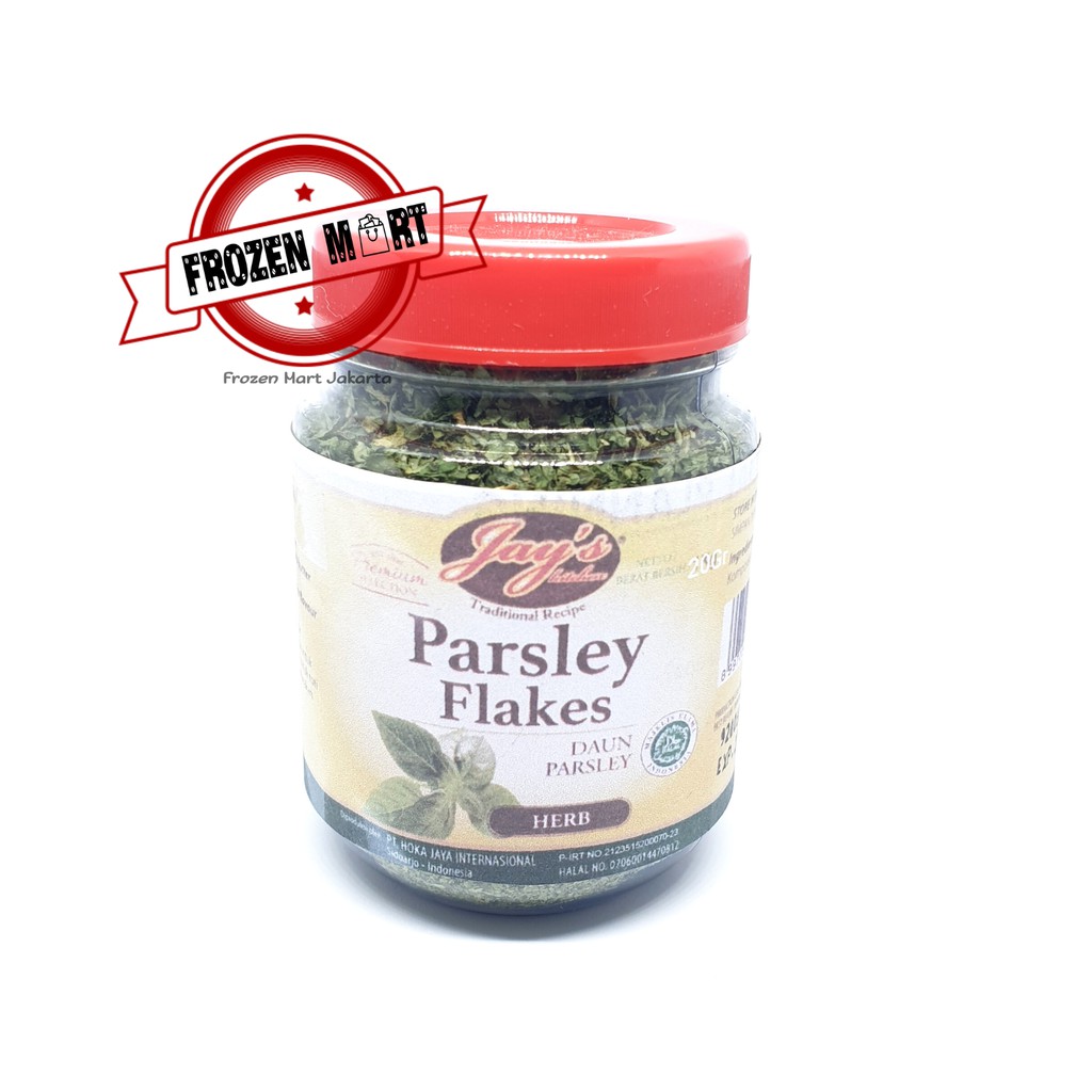 Jays / Jay's Parsley Flakes 20gr / Daun Parsley (Repacking)