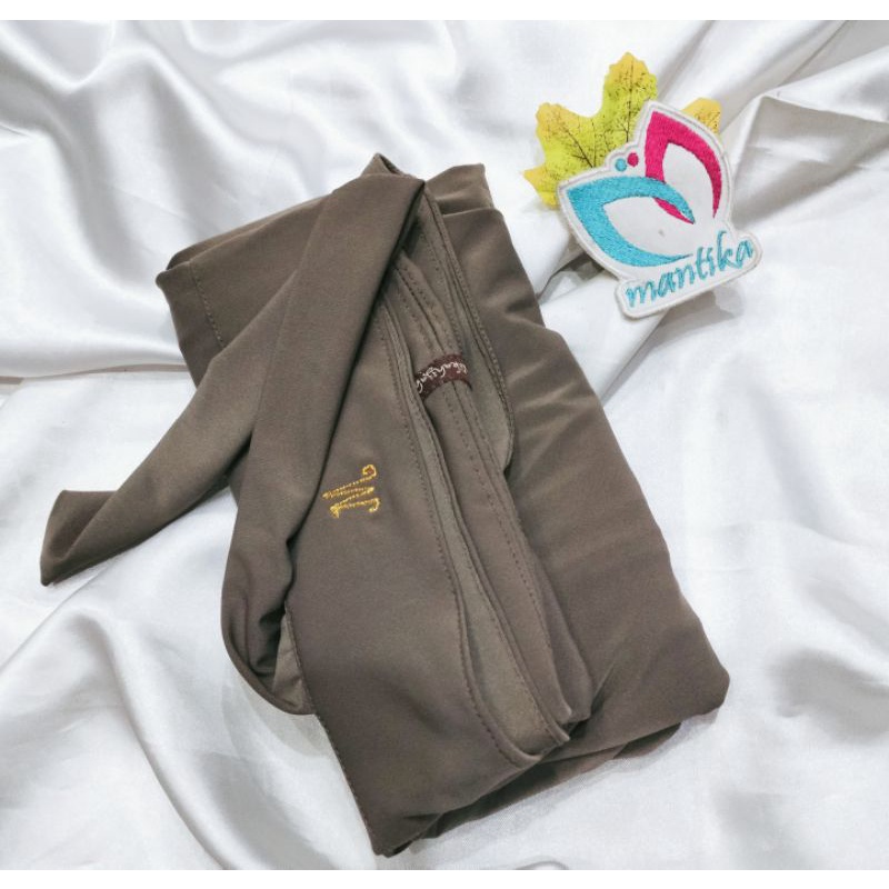 MARYAM JERSEY BERGO TALI HIJAB INSTAN ORIGINAL JERSEY SUPER NON PER-Chino