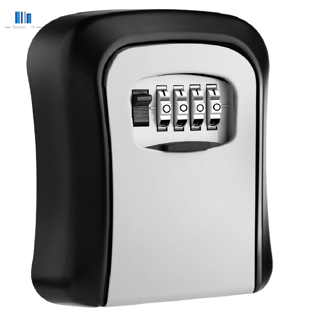 Key Lock Box Wall Mounted Aluminum Alloy Key Safe Box Weatherproof 4 Digit Combination Key Storage Lock Box Indoor Outdoor Shopee Indonesia