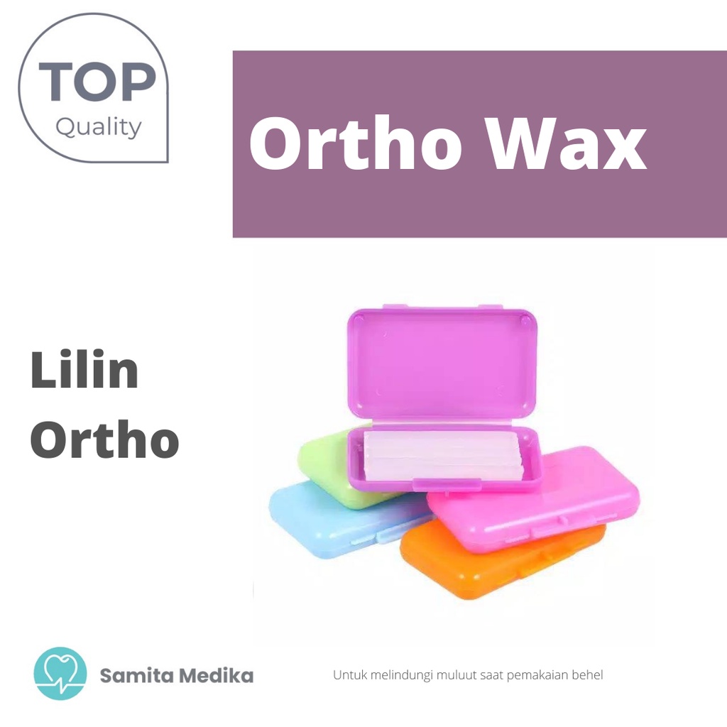 WAX ORTHO GIGI / Lilin Ortho / Lilin Behel/ PENCEGAH SARIAWAN PADA PERAWATAN Behel / Wax Kawat Gigi 