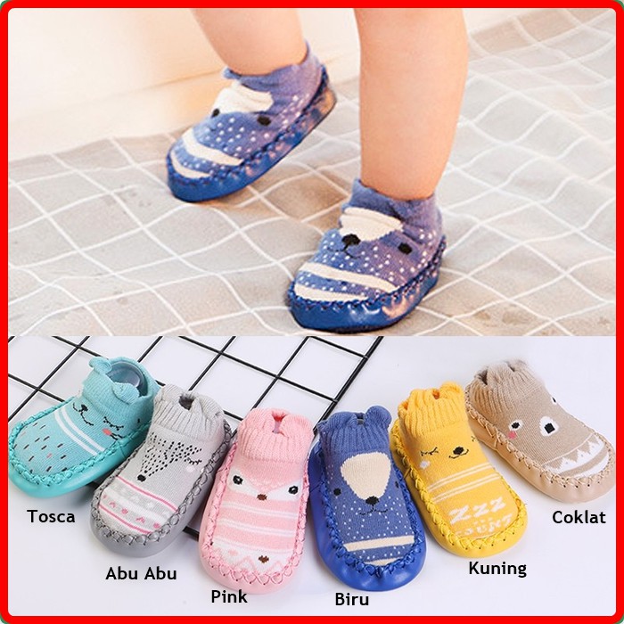 Sepatu Bayi Kaos Kaki Bayi Laki Laki Perempuan Prewalker Karakter Lucu