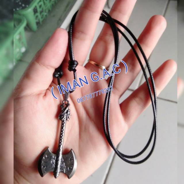 Kalung kampak /kalung fashion peria