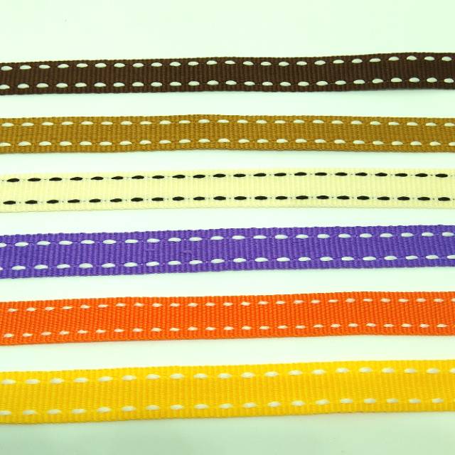 Pita garis, bahan craft kerajianan, tali hp, tali name tag