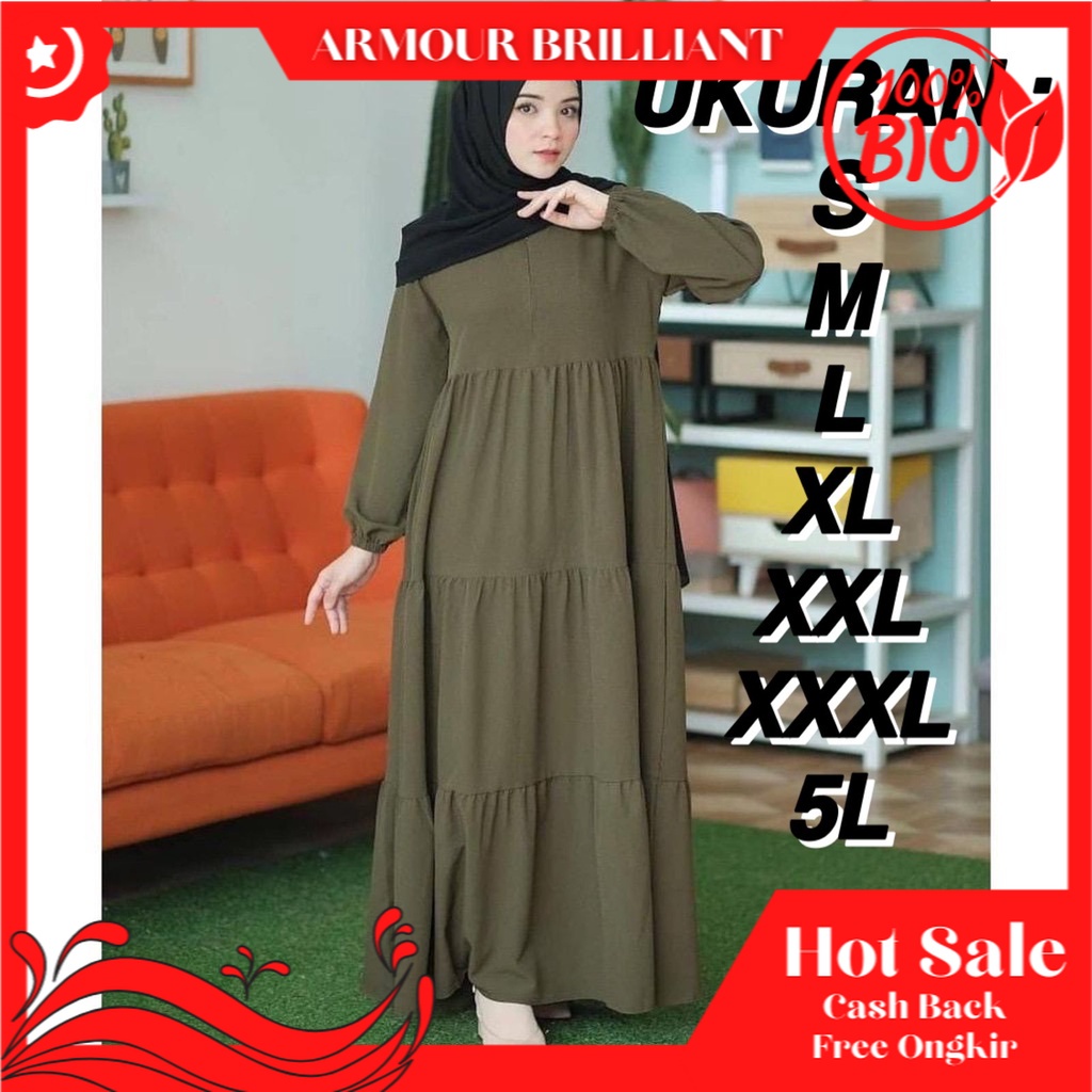 Delvina maxi r_project | FASHION MUSLIM DRESS JUMBO MURAH