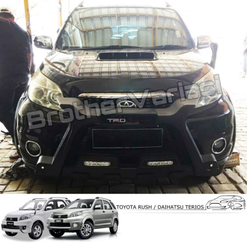 Tanduk / Bemper Depan New Rush / New Terios Model Luxury 2007 2010 2015 2017