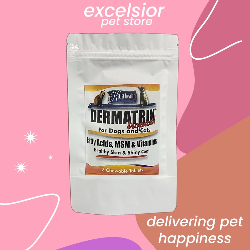 Dermatrix Tropical Vitamin Bulu Anjing Kucing Share 15 Tablet