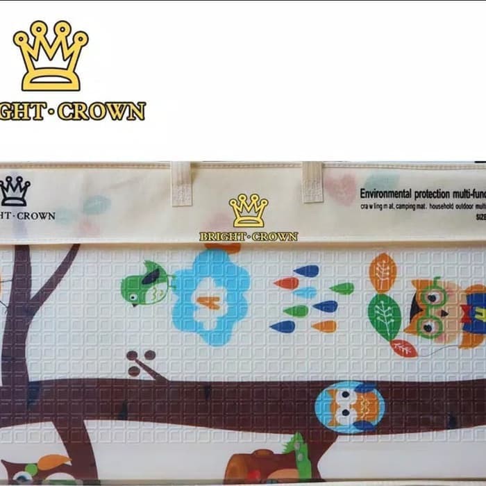 Playmat Bright Crown 150x200cm Play mat Karpet Baby Matras Lipat anak