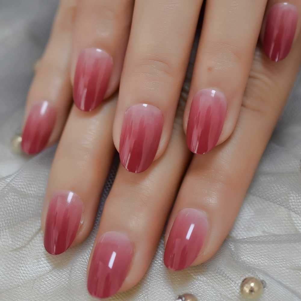 French ombre pink red nails kuku palsu ombre nail kuku palsu wedding