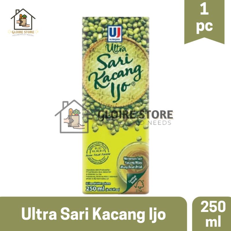 

Ultra Jaya SARI KACANG IJO 250mL (LW/S.u)