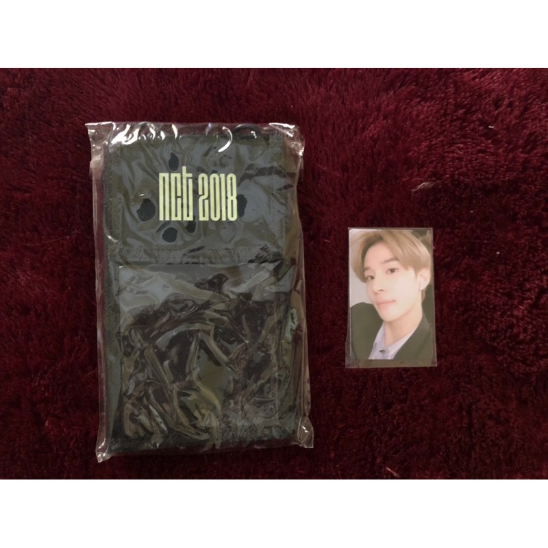 (RARE) NCT 2018 OFFICIAL TICKET HOLDER + PHOTOCARD SET (JUNGWOO PC)