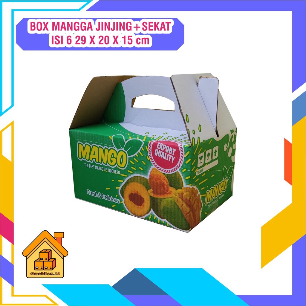 Jual Kardus Box Mangga Jinjing Isi Sekat Ukr X X Cm Shopee Indonesia