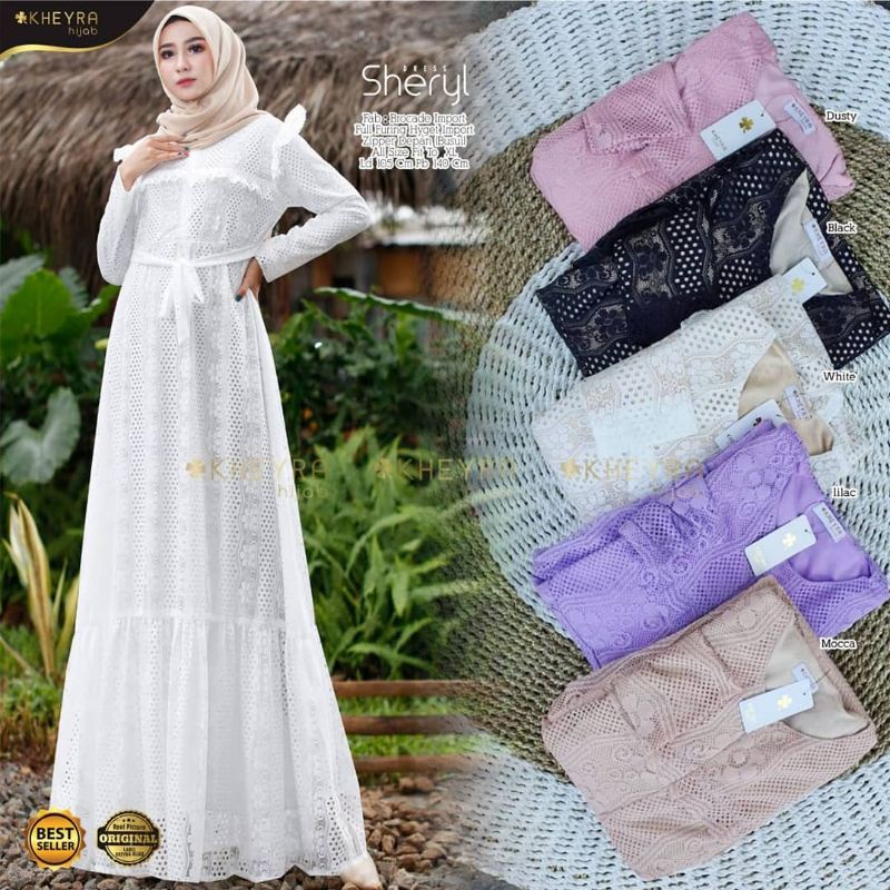 SHREYL DRESS BAHAN BROCADE IMPORT