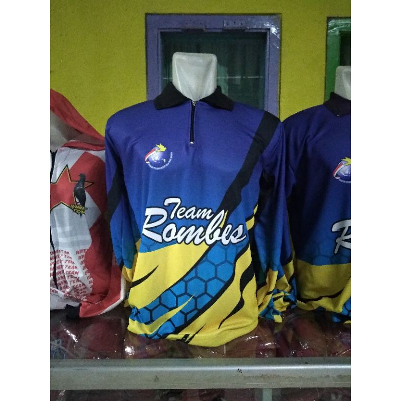 Download Jersey Merpati Berkerah Full Printing Desain Custom Shopee Indonesia