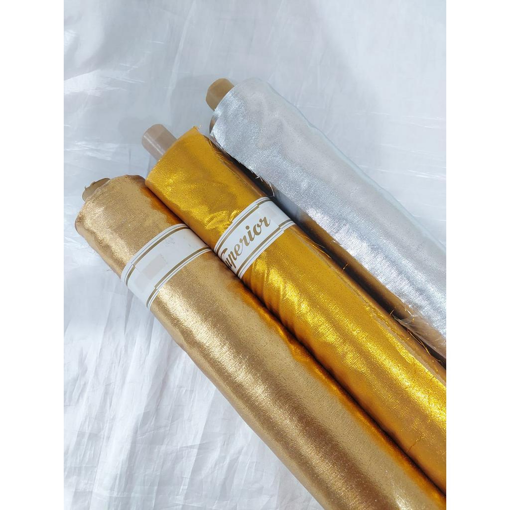 kain lame / bahan lame tikar /kain aplikasi lame tikar metalic