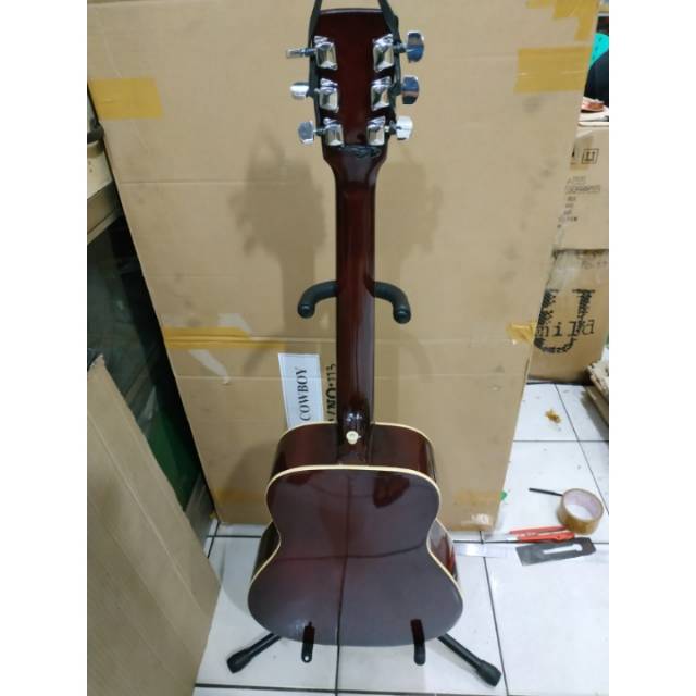 Gitar Akustik Yamaha Sunburst Ukuran 3/4 Senar String Trusrod Murah Jakarta