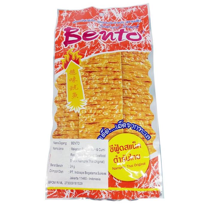 

#@#@#@#@] BENTO SQUID SEAFOOD SNACK NAMPRIK THAI 24 G