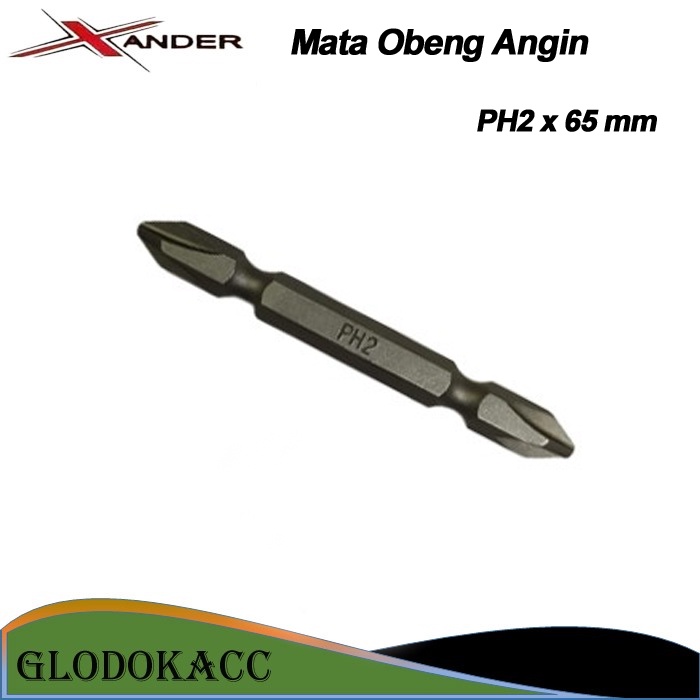 Mata Obeng Angin / Xander Double Ended Bits Set PH2 X 65 mm (1 PCS)