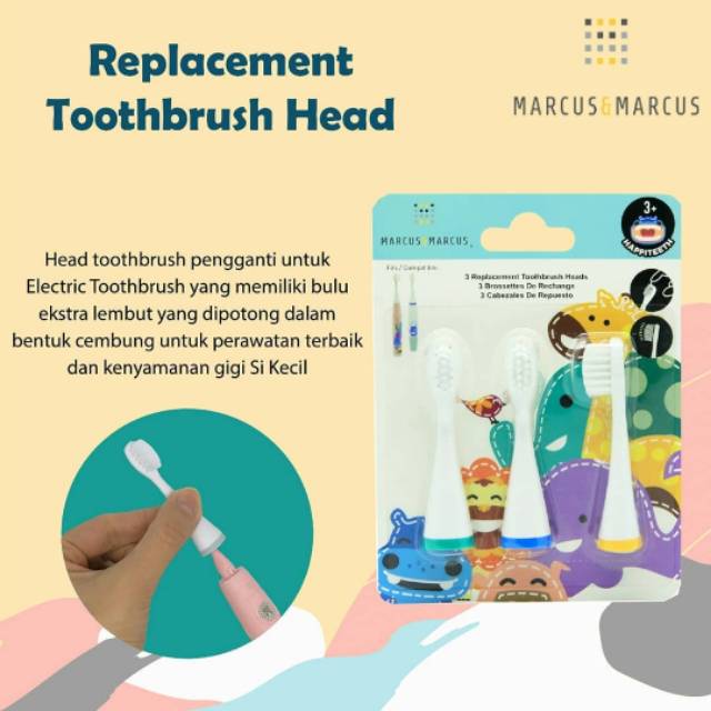 Marcus &amp; Marcus Kids Electric Toothbrush - Sikat gigi elektrik anak