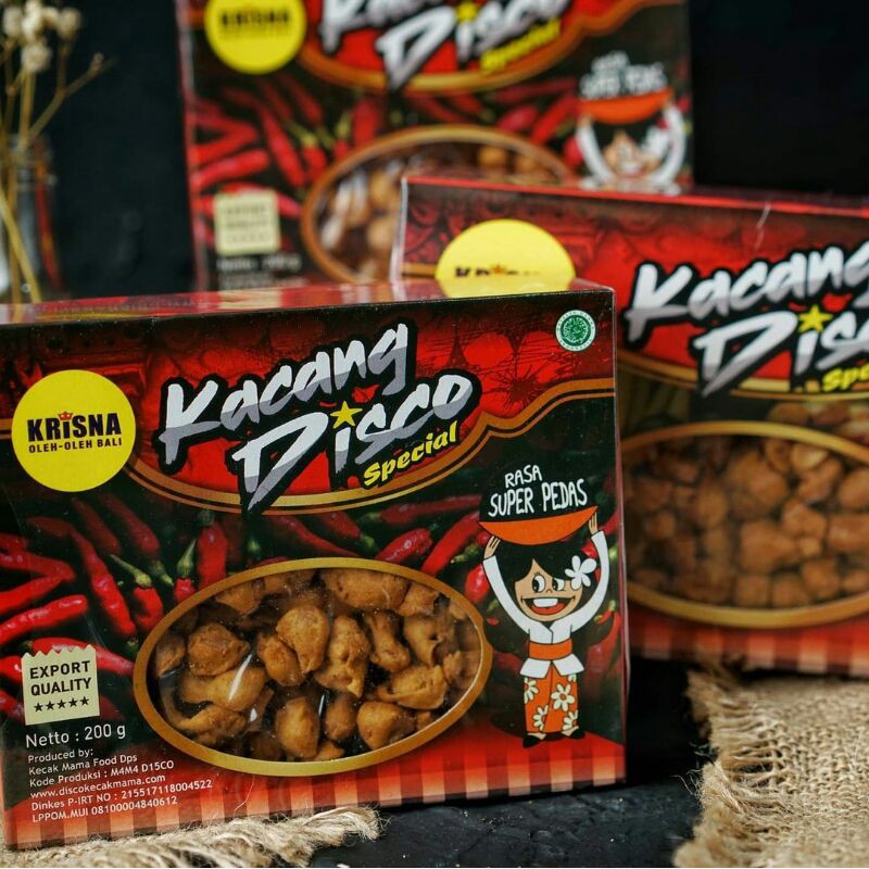 

KACANG DISCO BALI KRISNA ASLI BALI SUPER ENAK, GARING, GURIH, KRIYUKK 400gr + BUBBLE WRAP