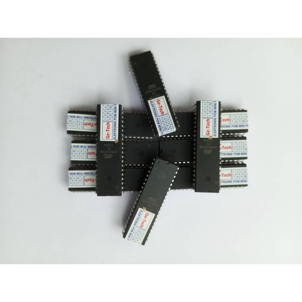 Original IC Program Pom Mini Atmega 16A Isi Program Versi Menu Kode Standar Anti Error Dan Bergarans