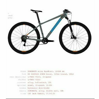 sepeda mtb 27.5 inch Dominate A-One Base (10 speed)