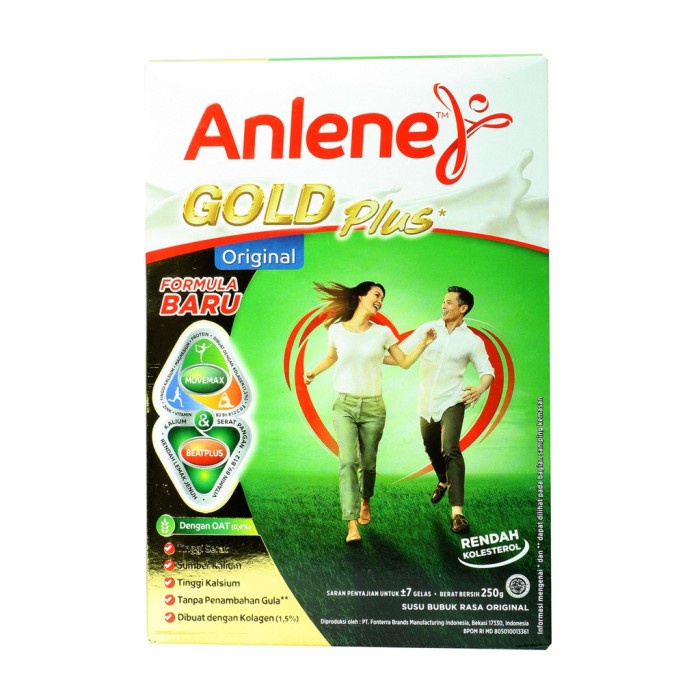 

Anlene Gold Plain 250 Gr