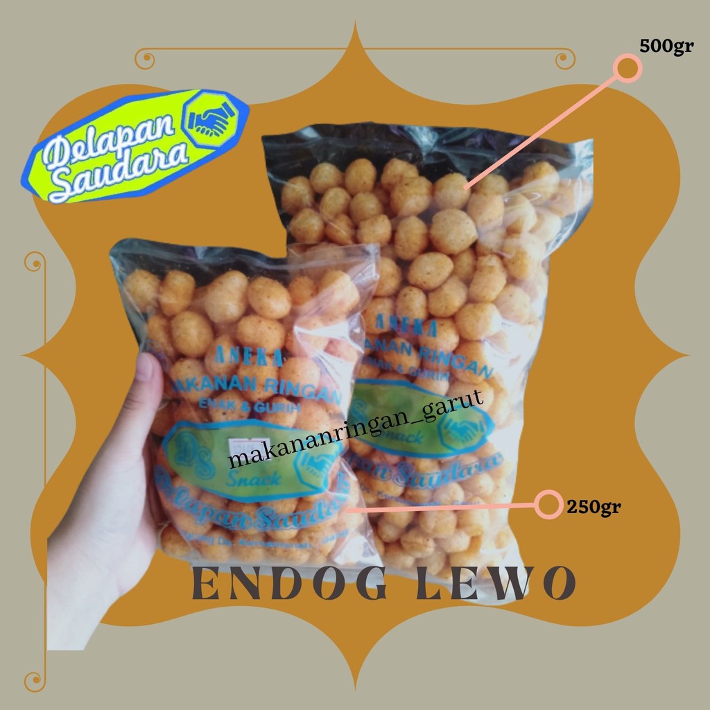 

Emplod / Endog Lewo / Cimol Kering Pedas dan Original 250gr Khas DS Garut EMPLOD