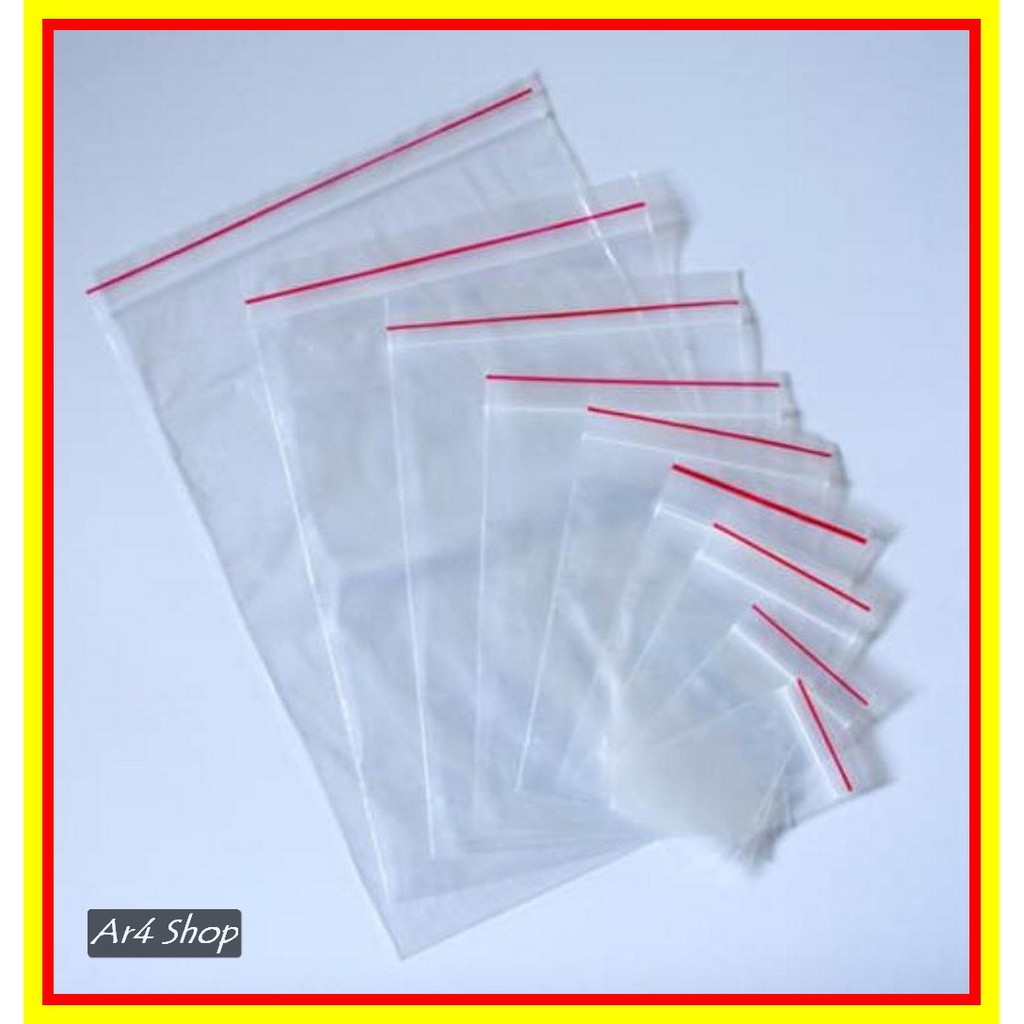 

Plastic Zip Bag - Misc Brand - 6 Cm X 4 Cm 100 Pieces