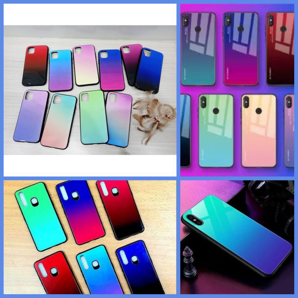 GUDANG CASE RAINBOW VIVO Y20 OPPO A53 REALME C11 C12 C15