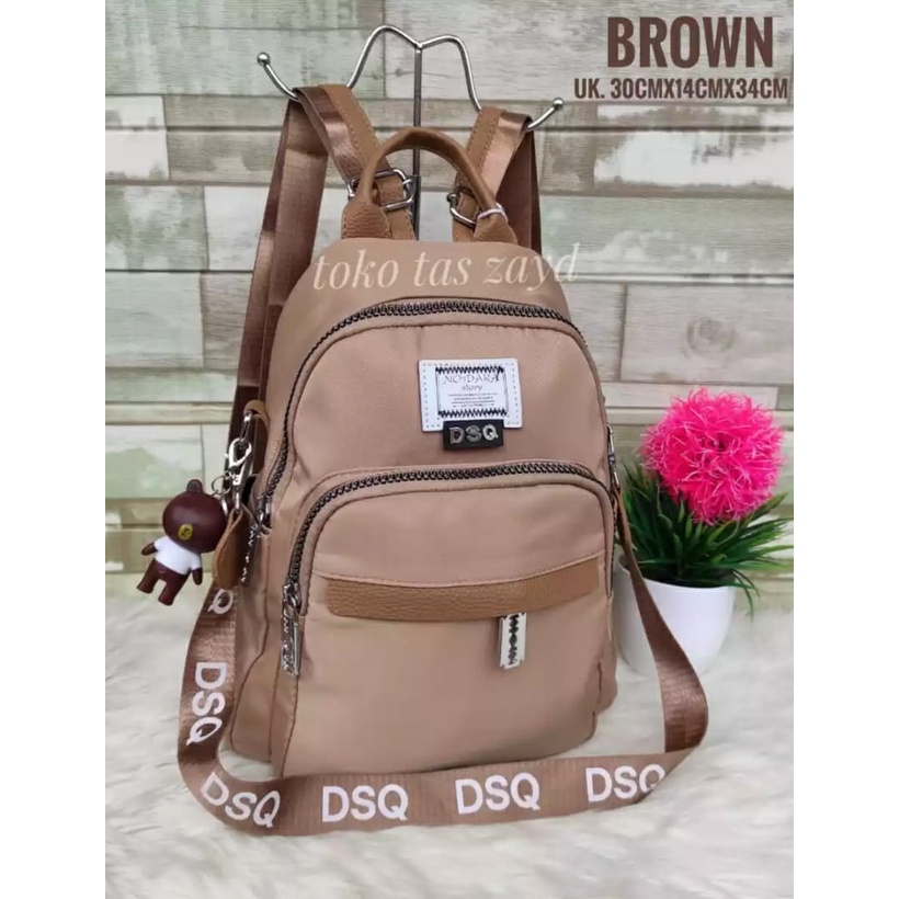 RANSEL WANITA IMPORT D*SQ 2IN1 67#