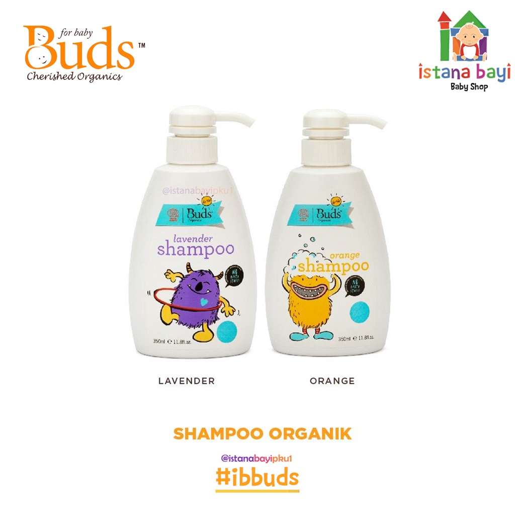 Buds Organics - Shampoo 350ml all varian / Shampoo Anak