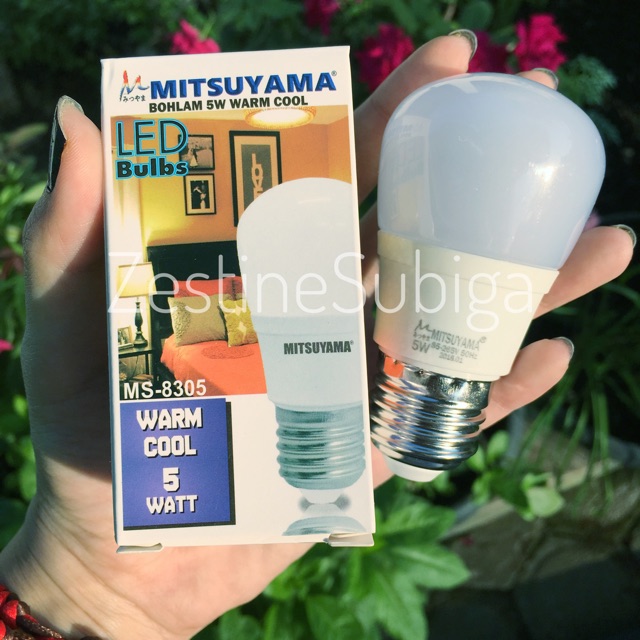 Bohlam LED 5 Watt Cahaya Putih MS-8305 Mitsuyama