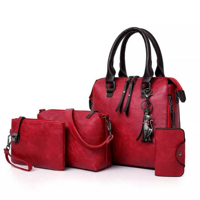 GT 1662 BQ 2445 Risce Tas HAND BAG import 4in1 wanita cewek EL 458 JT CR 7180 LT 1496 GI 819624