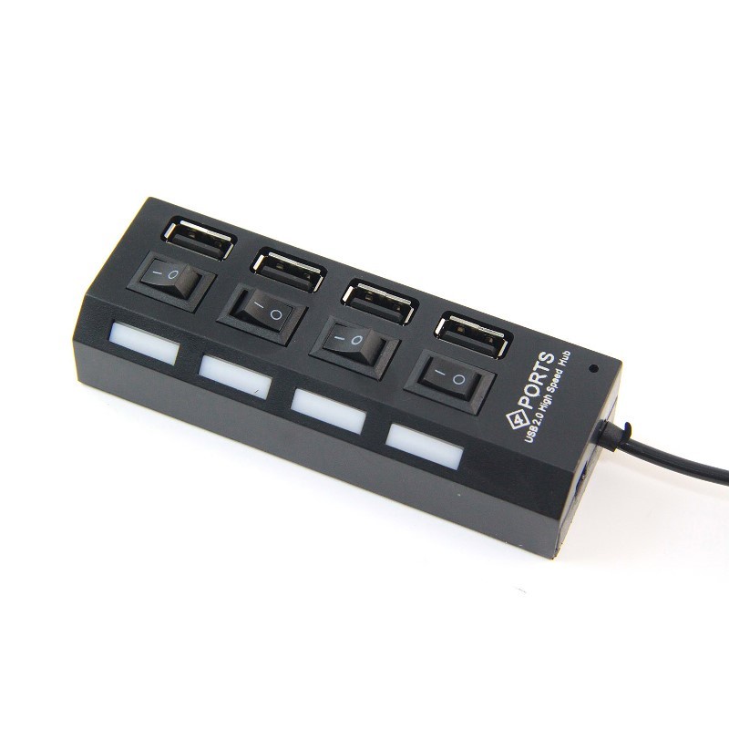 USB HUB 4 PORT ON/OFF 2.0