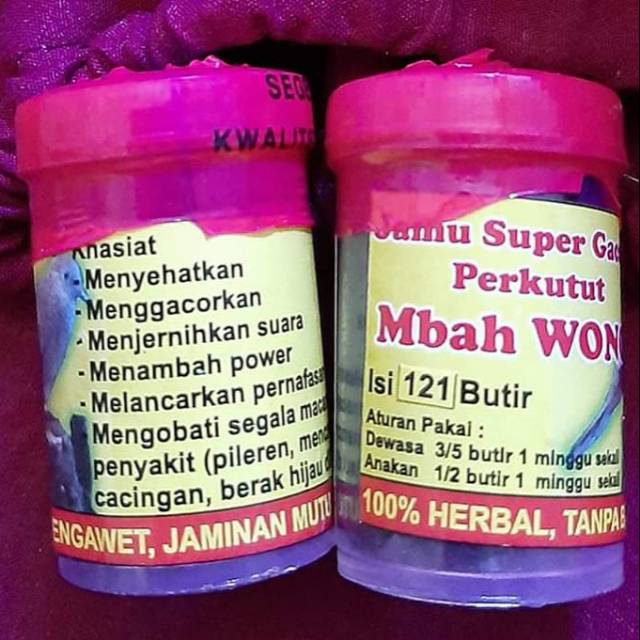 Jamu Super Gacor Perkutut Mbah Wono