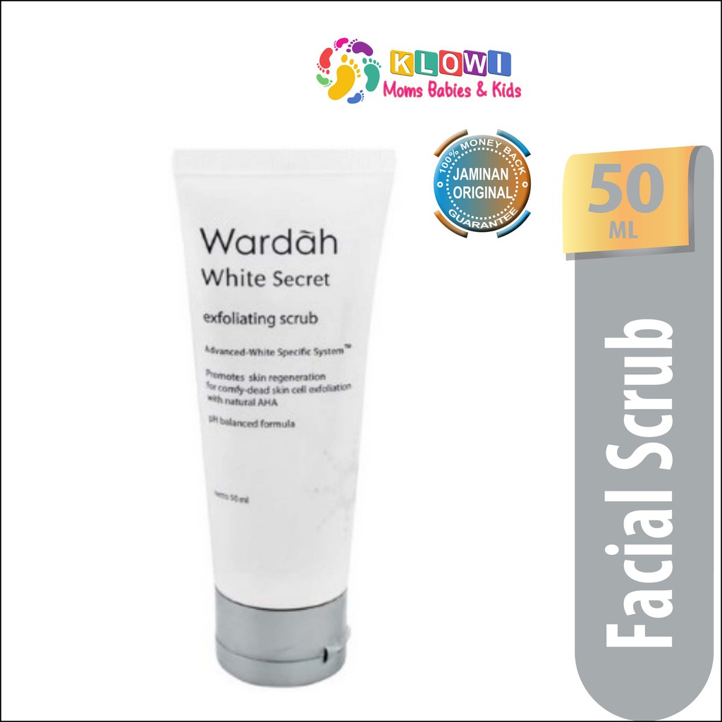 Wardah White Secret Exfloating Scrub 50Ml / Wardah Scrub / Penghilang