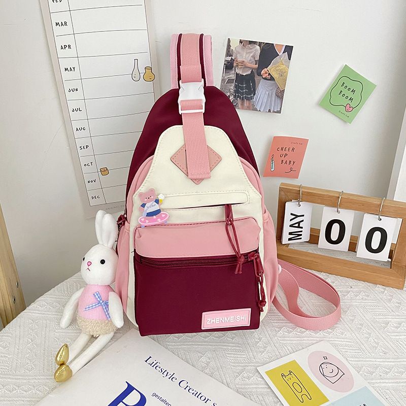 LX804345 Tas SELEMPANG Remaja Wanita Lucu Free Boneka terbaru 1kg bisa 3 tas supplier tas import  ELJ 4345