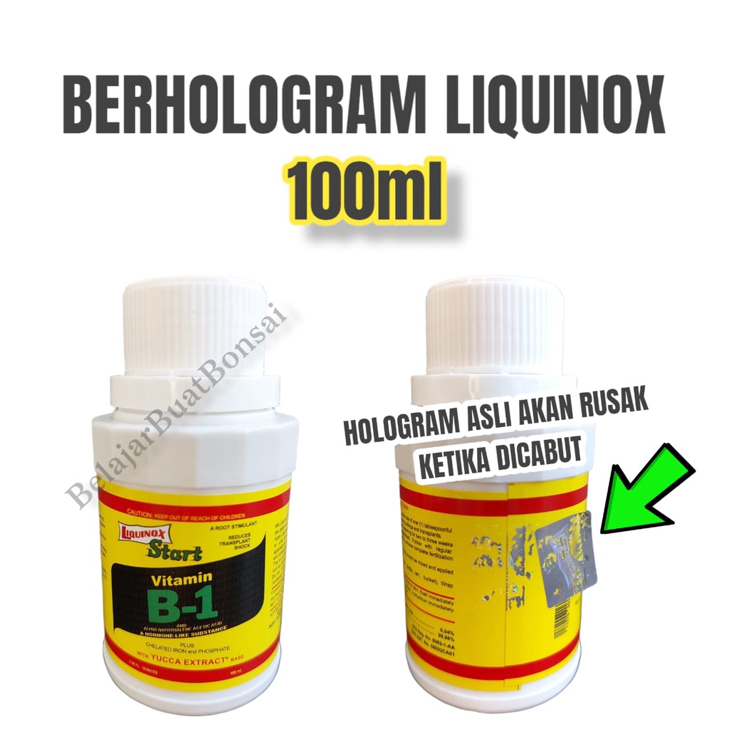 Pupuk Vitamin B1 Liquinox 100ml Liquinox Start USA