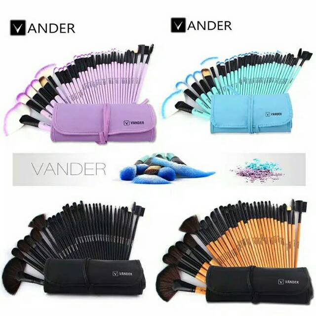 Vander 32 pcs Make Up Brush Set Profesional Kuas Make Up