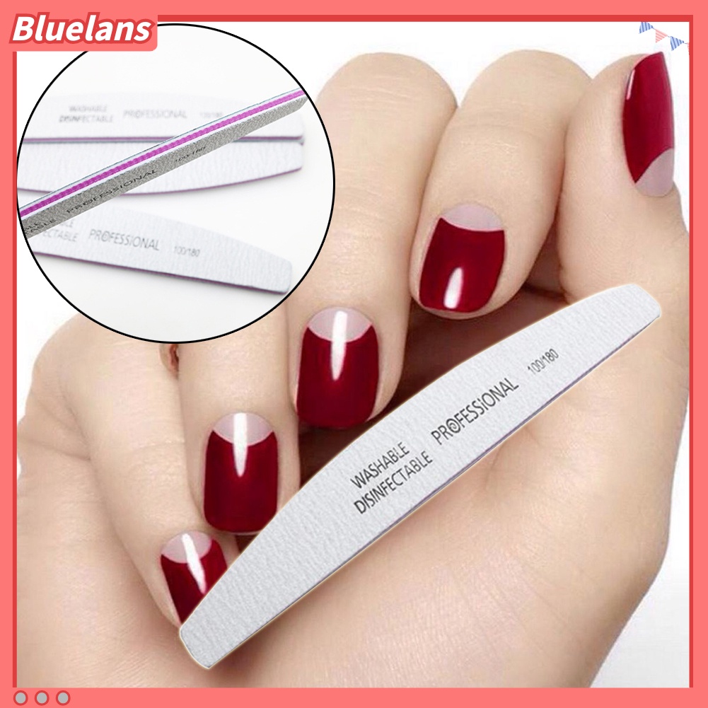 Bluelans Kikir Kuku Mini Bahan Busa Untuk Manicure