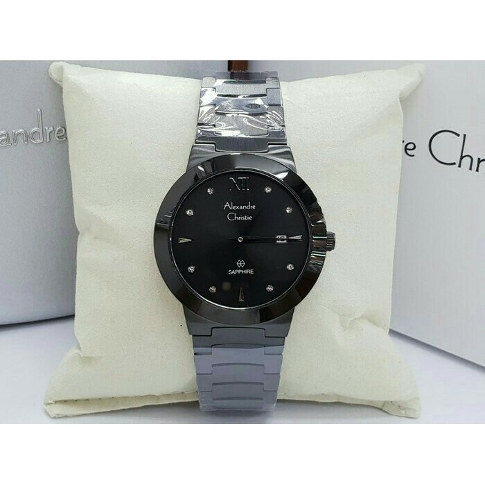 Jam Tangan Pria Alexandre Christie AC 8569MD FULL HITAM