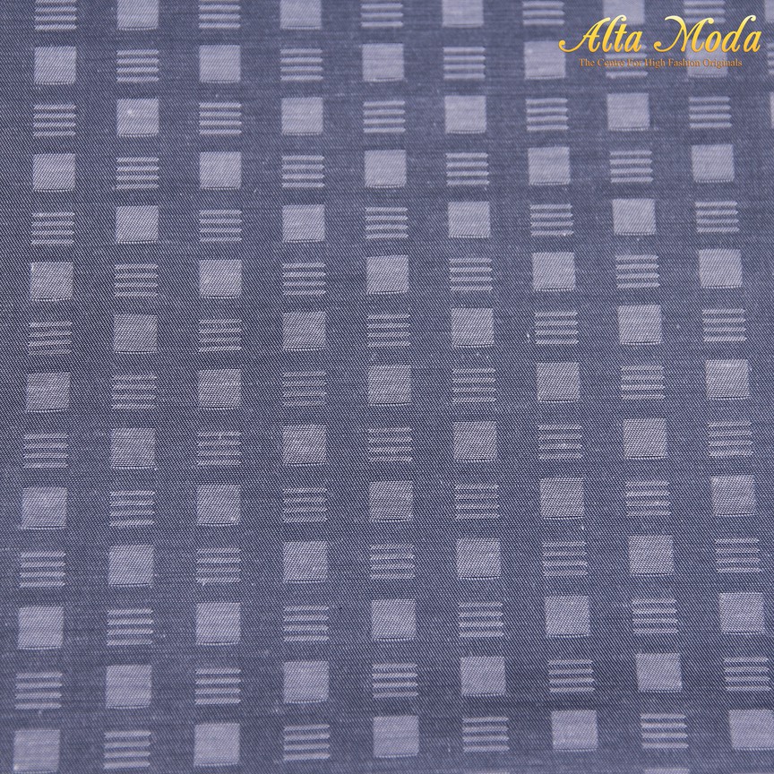 

Alta Moda Cotton Shirting Stone Motif Kotak Abu (1M)