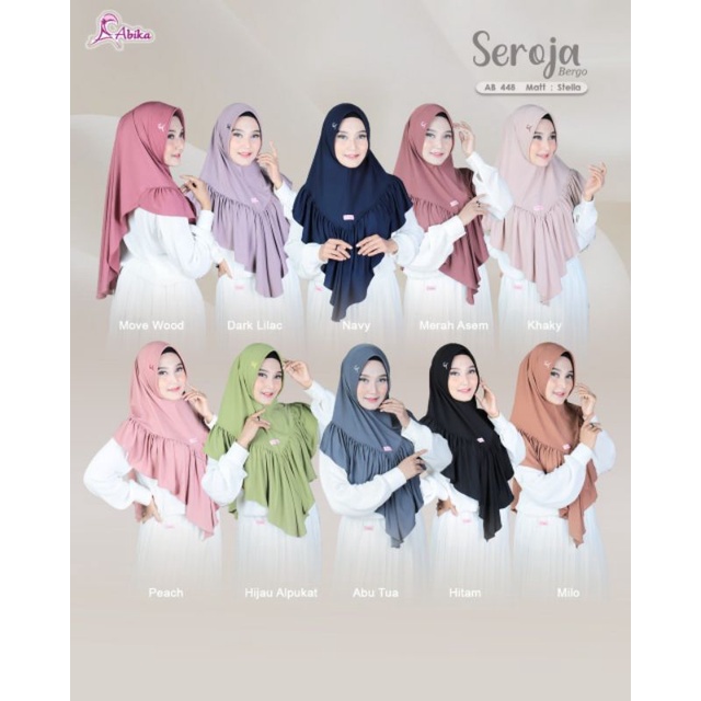 BERGO SEROJA  NEW BY ABIKA HIJAB AB 448