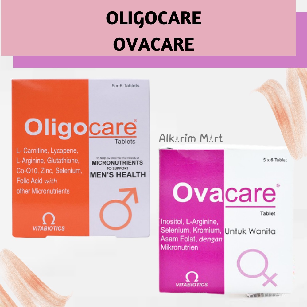 Paket Oligocare + Ovacare masing-masing 1 Box / 1 Box bisa campur // Vitamin Penyubur, Nutrisi Progr
