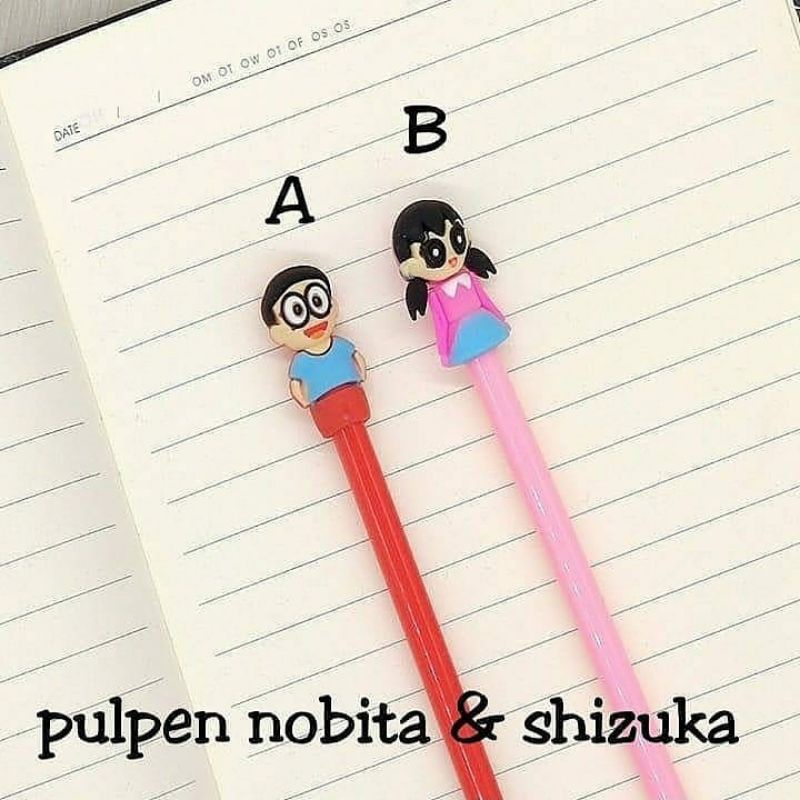 

{LB} PENA PULPEN NOBITA & SHIZUKA , PULPEN KARAKTER , PULPEN GEL , PULPEN CANTIK , PULPEN UNIK , PULPEN LUCU , PEN