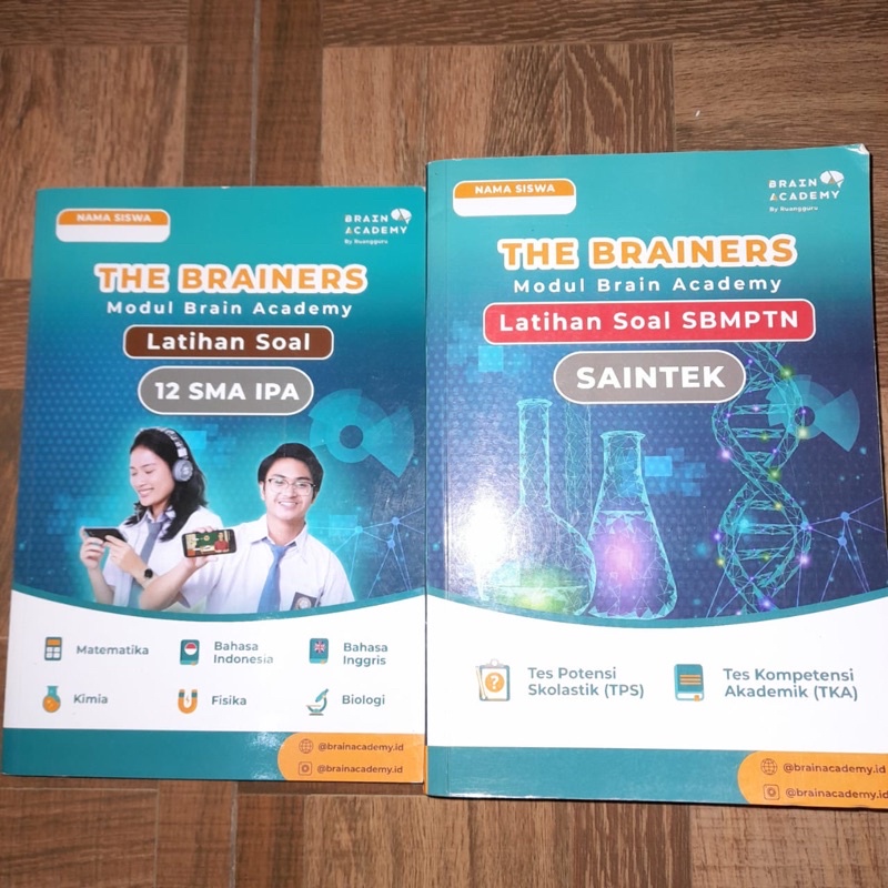 BUKU SBMPTN SAINTEK BRAIN ACADEMY RUANG GURU LATIHAN SOAL