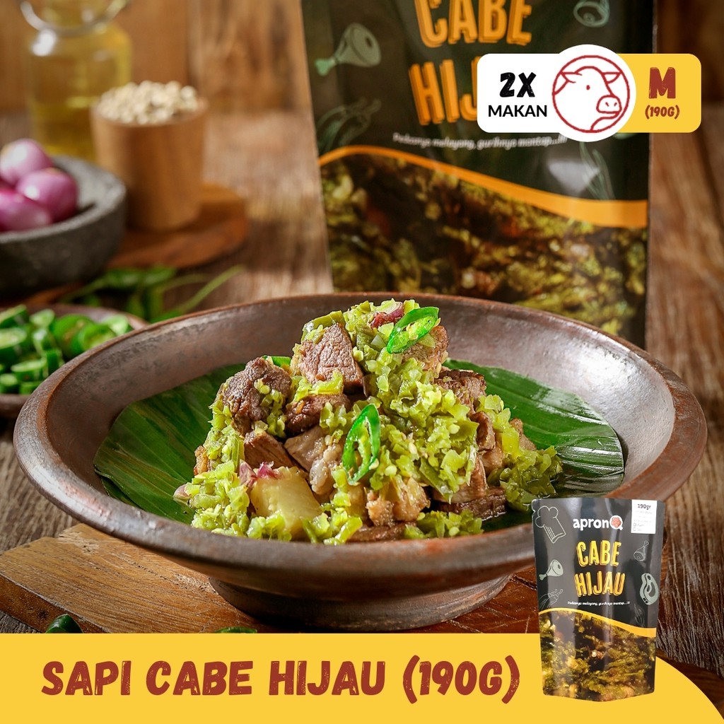 

APRONQ SAPI CABE HIJAU 190 GRAM (MEDIUM)