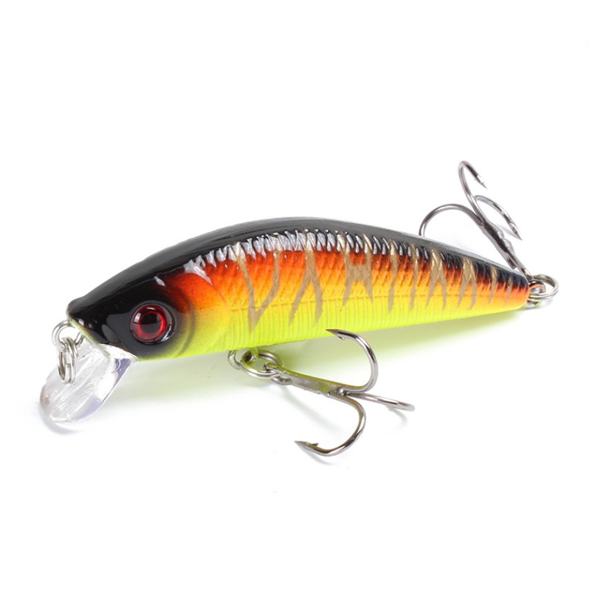 Shengyao 1Pcs Colorful Minnow Umpan Pancing Bentuk Fishing Lure 7cm/8.1g Swimbait Ikan Bass Bait Kail Wobbler