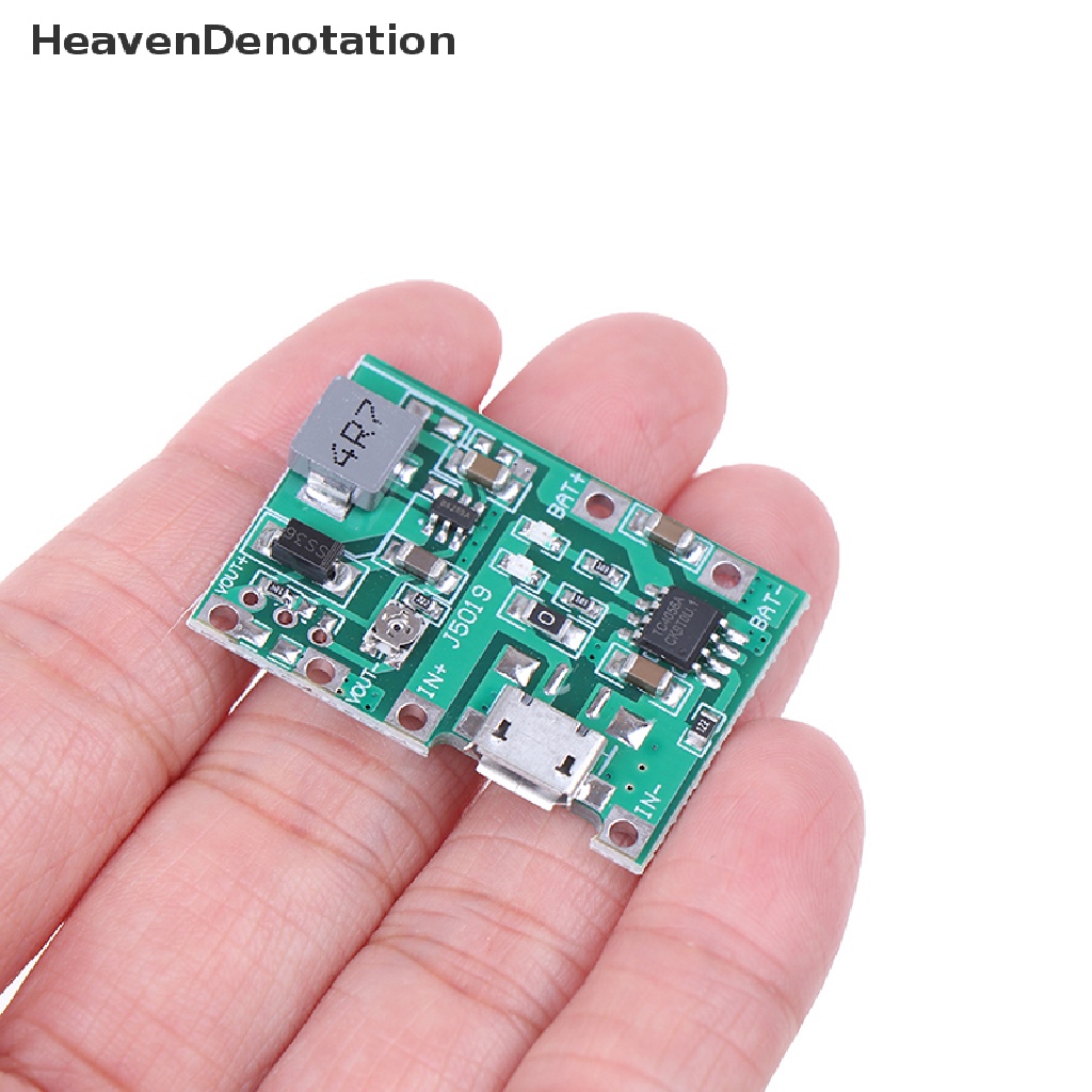 Modul Step Up Boost Charger Baterai Li-Ion 18650 3.7v 4.2v Dc-Dc